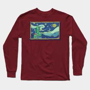 The Starry Night In The Desert Long Sleeve T-Shirt